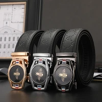 men belts designers automatic buckle high quality cowskin genuine leather belts for men luxury famous brand dres strap zd2147