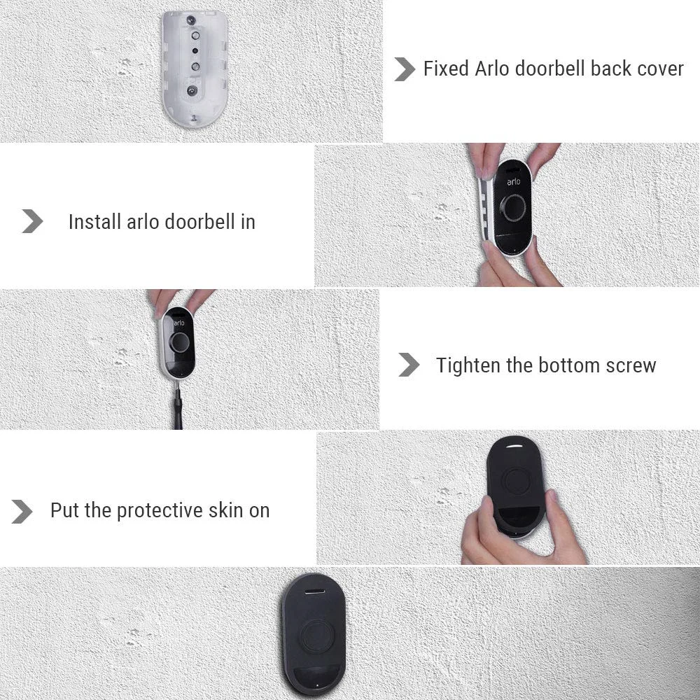 Защитный силиконовый защитный чехол для телефона Arlo Smart Audio дверной звонок