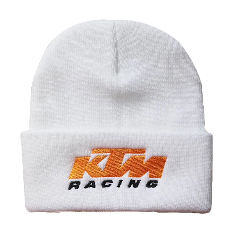

1pc Hat High Quality Racing Embroidery Casual Beanies For Men Women Fashion Knitted Winter Hat Hip-hop Beanie Hat