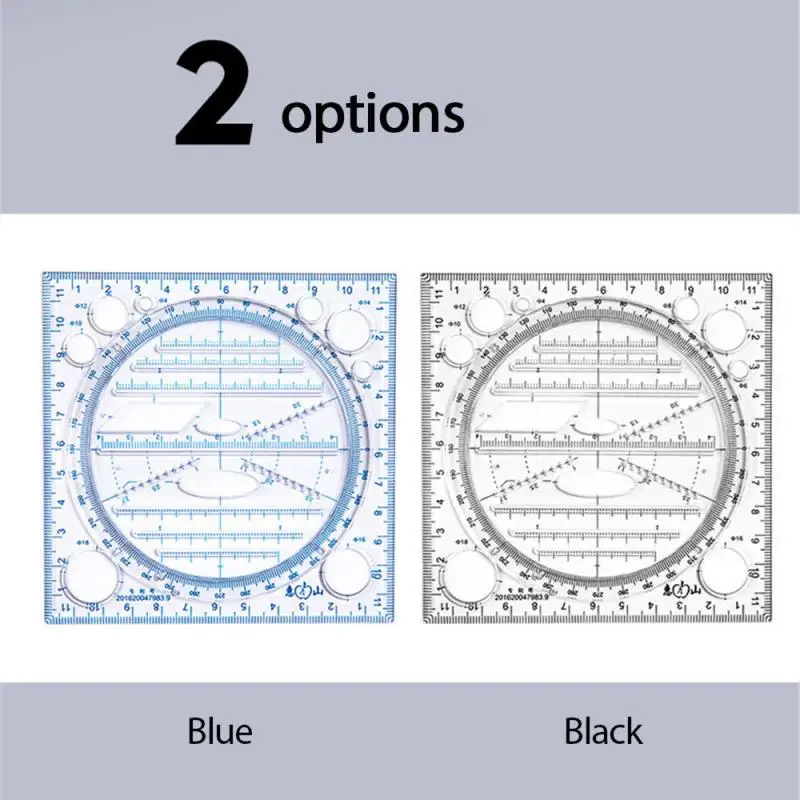 DIY Multi-function Art Design Drawing Ruler Stereo Geometry Ellipse Template School Accessories Bow Shape Plotter | Дом и сад