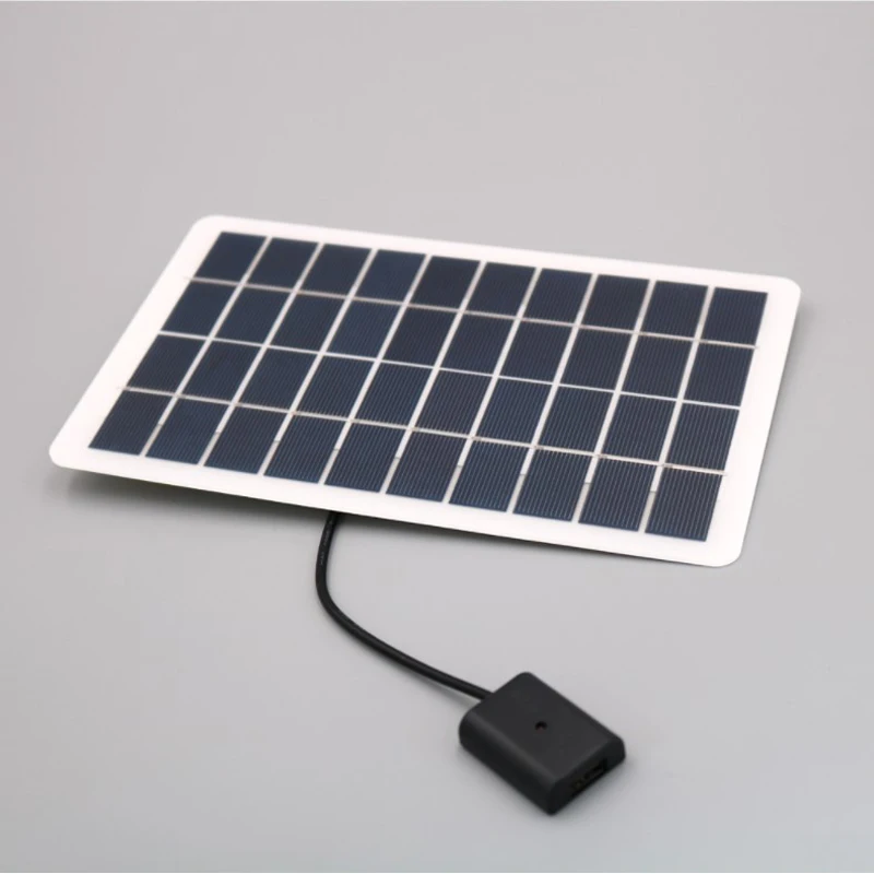 5 v 5w 7 5w solar panel with stabilizer for cell phones polycrystalline solar battery output charger port charge regulators free global shipping