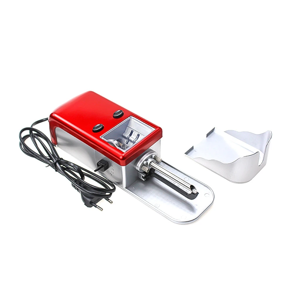 

EU Plug Cigarette Rolling Machine Electric Automatic Cigarette Roller Tobacco Rolling Injector DIY Smoking Tool