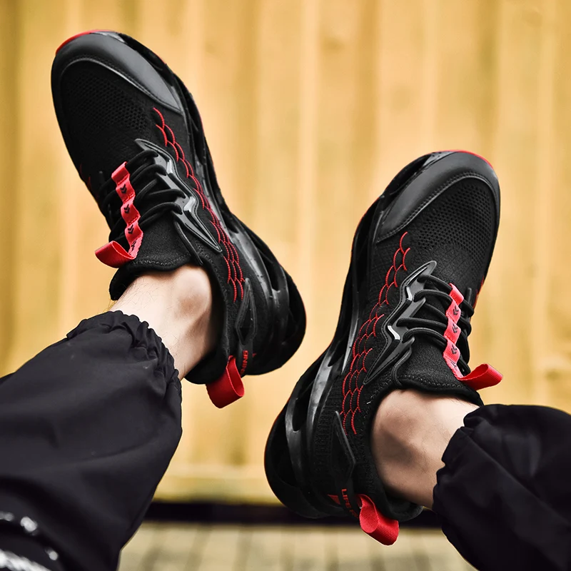 

Casual Sneakers Men Vulcanize Shoes Tenis Masculino Breathable Male Mesh Lace Up Wear-resistant Shoes Tenis Masculino Adulto