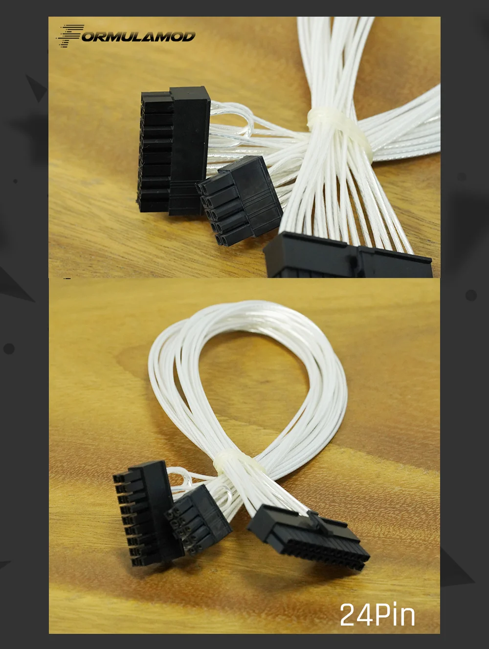FormulaMod Fm-EVGA-SL, полностью модульные кабели PSU, посеребренный 18AWG, для EVGA G2 G3 G+ Серия Модульных PSU