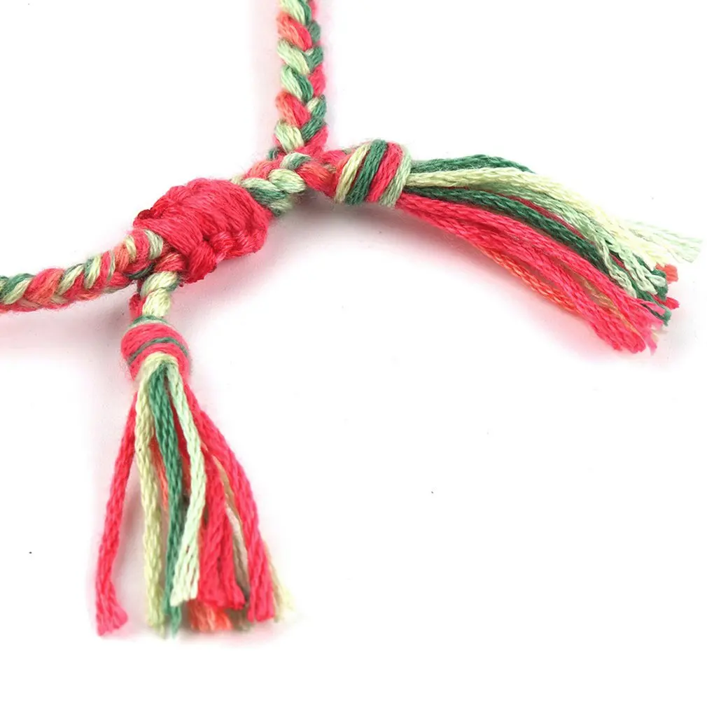 Женские GENEVA этнические смесь хлопка бренд ручной работы плетеный браслет со