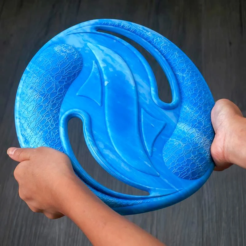 

T5EC 9’’ Diameter Soft Flying Disc EVA Boomerang Family Outdoor Sports Toddler Gifts Safety Interactive Party Game for Kids