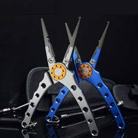 fishing pliers aluminum alloy scissors hook remover 150g 20cm fishing tools line cutter multifunctional knot fishing equipment