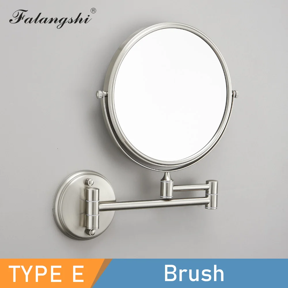 

Настенное зеркало для ванной комнаты, античное бронзовое зеркало в европейском стиле для макияжа, Регулируемые Круглые косметические зеркала, аксессуары для ванной комнаты WB8902