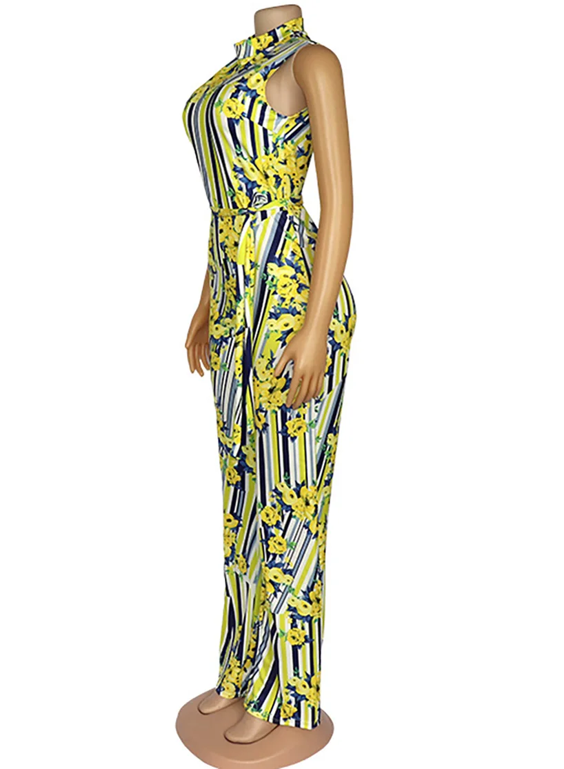 

New Style African Women's Dashiki Classic Design Stretch Fabric Print Jumpsuits Size M L XL