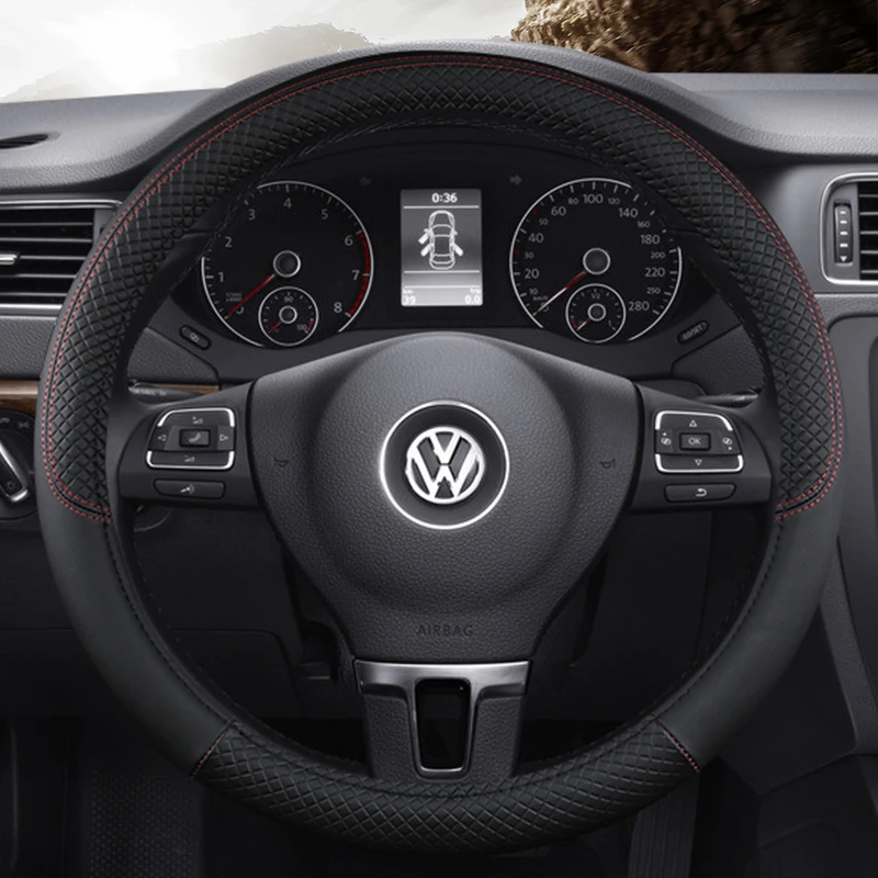 

Car Steering Wheel Glove Fit For Most Cars Styling talisman Car Accessories for girls Auto Steering Wrap Anti-wear 38cm