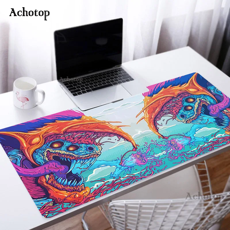 

Hyper Beast Office Gameing Computer Mouse Pad Soft Fashion Beautiful Keyboard Laptop Mice Mousepad Large Locking Edge Desk Mat