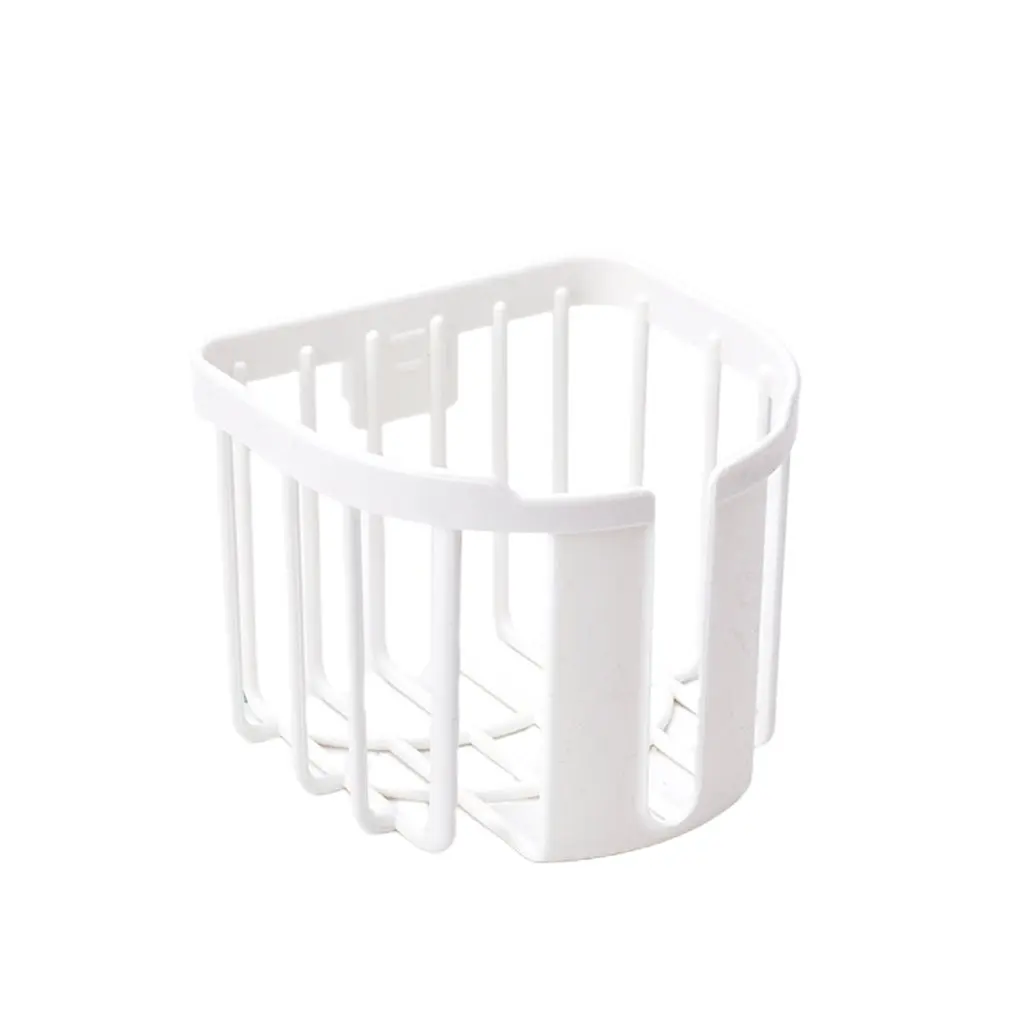 

New Bathroom Toilet Paper Rack Wall Mounted Adhesive Organizer No-Drill Leachate Large Capacity Tissue Holder Hanging towels