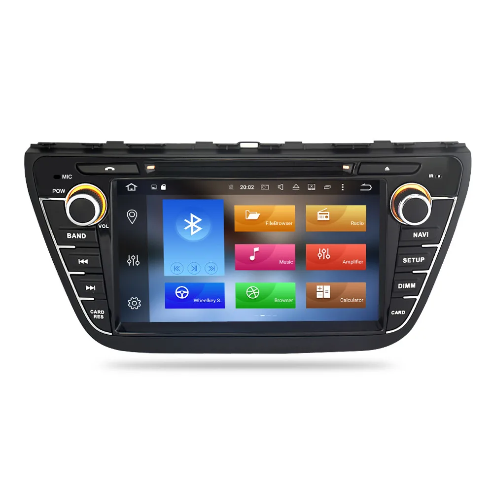 IPS Screen Android10.0 Car Radio Navigation For Suzuki SX4 S-Cross 2014 2015 2016 DVD Player GPS Multimedia WIFI Stereo Headunit |