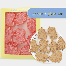 Juego de cortadores de galletas con forma de unicornio...