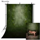 Фон для фотосъемки новорожденных детей с зеленой текстурой старинный мастер абстрактная фотография портретный фон для фотобудки реквизит для фотосъемки