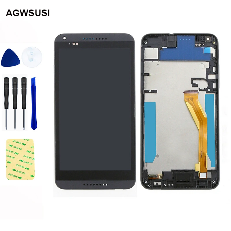 ЖК дисплей и панель сенсорного экрана для HTC Desire 816 816W 816D 816T дигитайзер датчик в