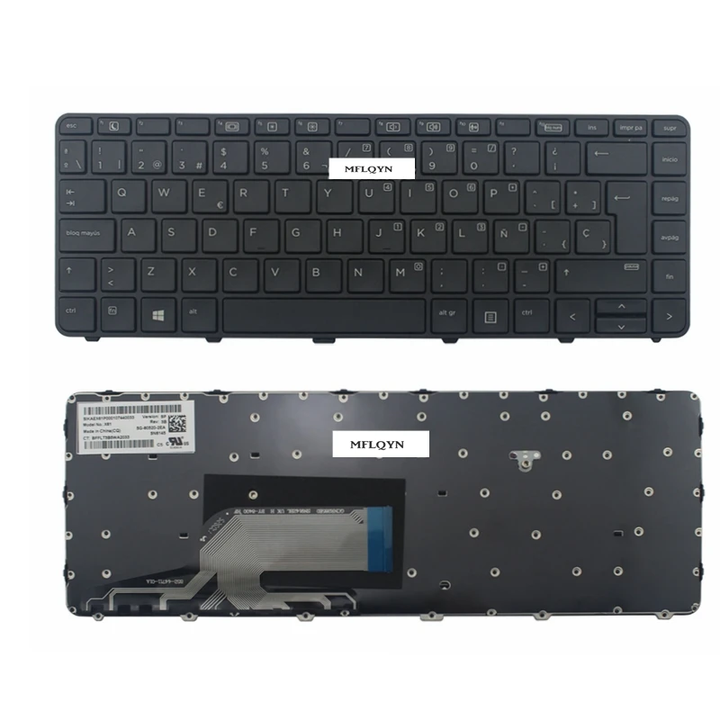 

New For HP ProBook 640 G2 645 G2 SP Spanish Black keyboard