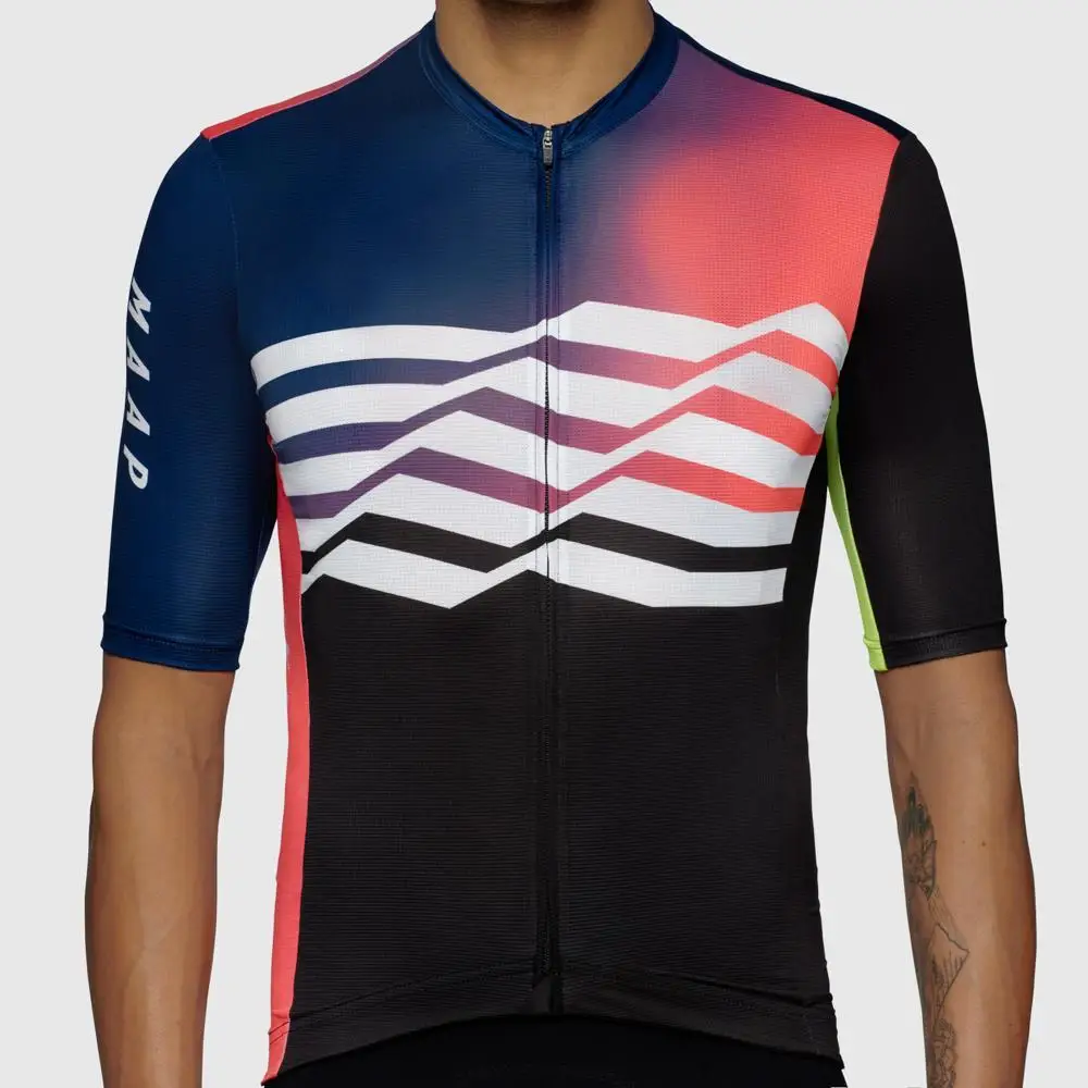 

Race fit short sleeve jersey Men Summer Best quality Pro Team cycling jersey men lightweight bike shirt maillot ciclismo hombre