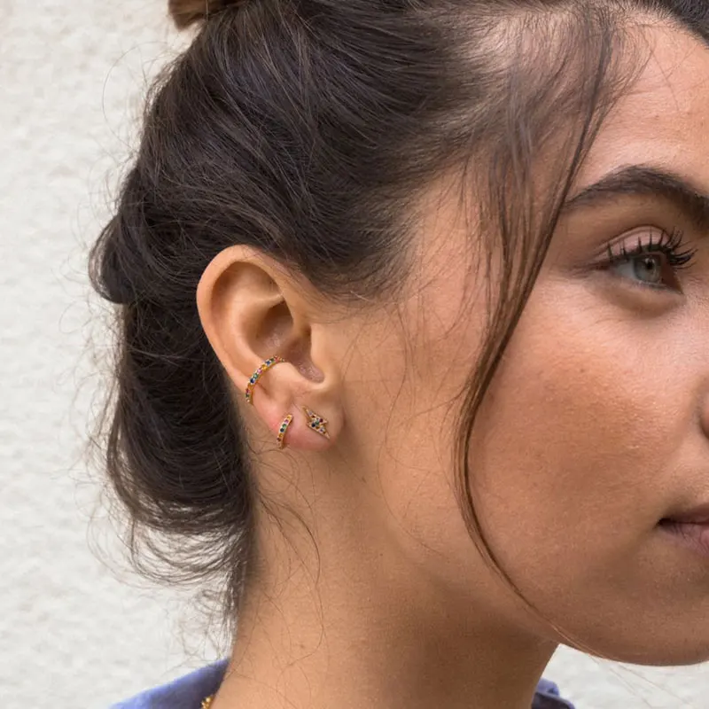 Минимальное серебро 925 пробы ювелирные изделия красные синие зеленые белые