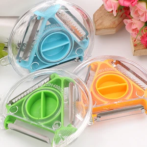 Three-in-one Rotating Fruit And Vegetable Peeler Peeling Knife