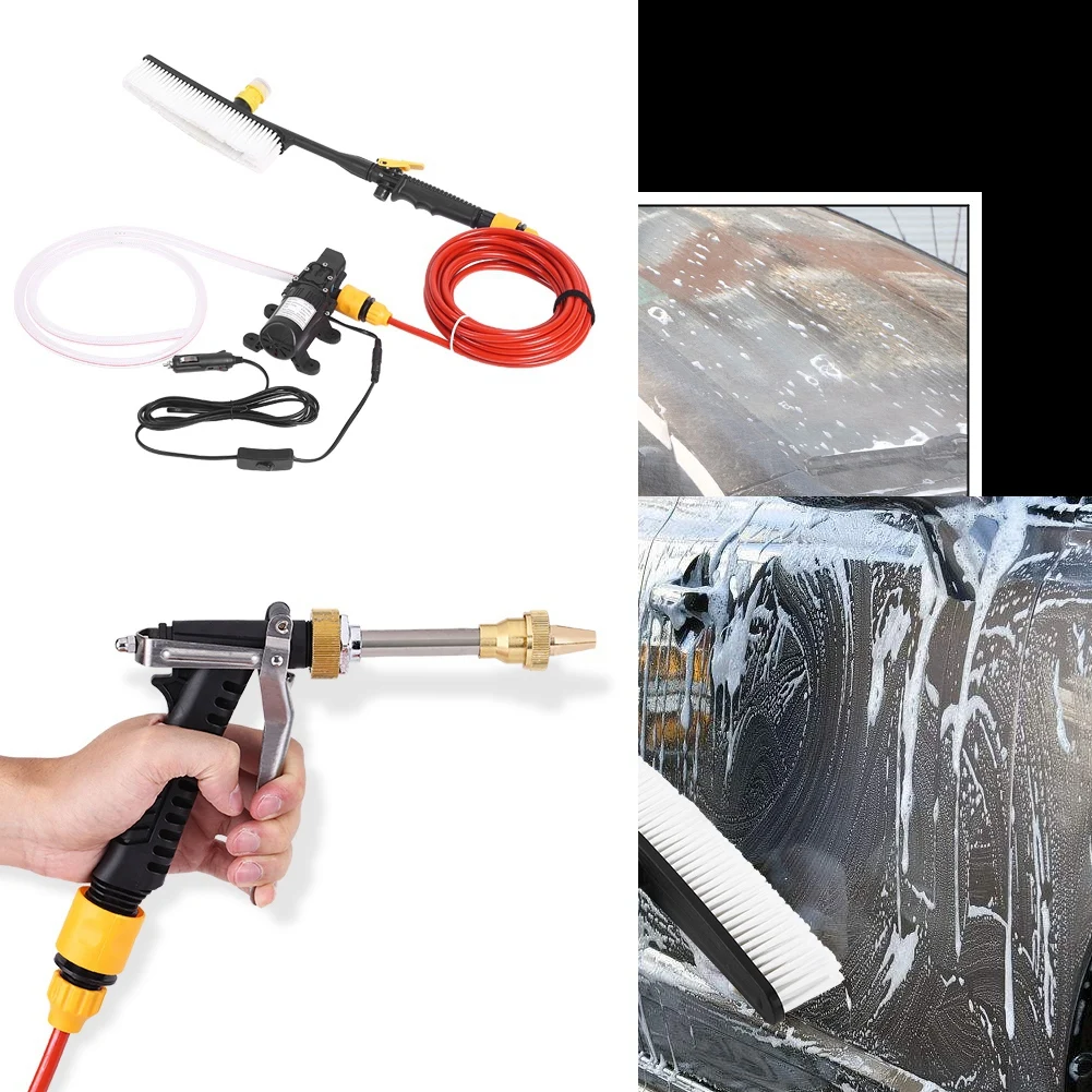 

12V 70W High Pressure Car Washer Cleaner Water Wash Pump Sprayer Kit