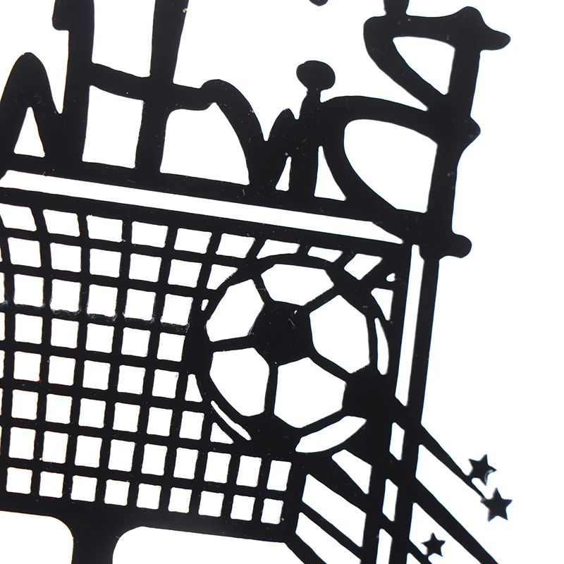 Топпер для торта С Днем Рождения день рождения спорт украшения вечеринки футбол