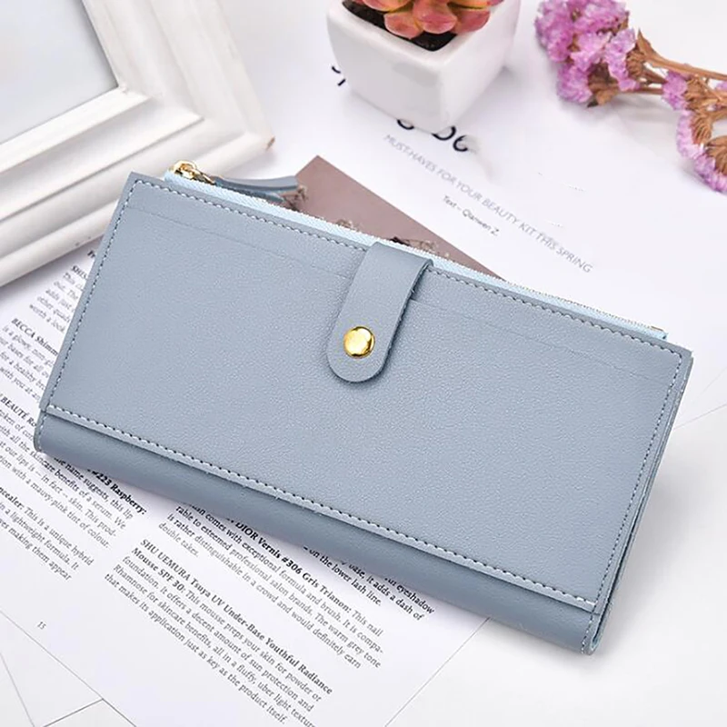 

Женский Длинный кошелек в Корейском стиле, повседневный женский кошелек, студенческий, восемьдесят процентов скидка, милый маленький свежи...