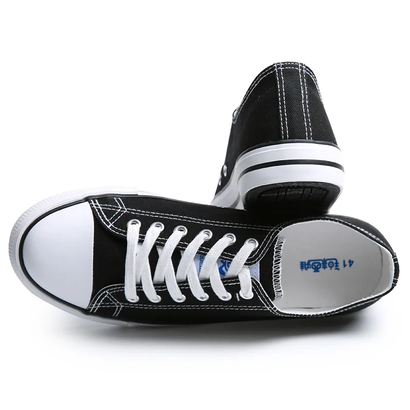 

New Arrivals Unisex Antiskid Work Shoes Lace-Up Breathable Wear-Resisting Casual Canvas Shoes Skateboard Footwear Size 35-44