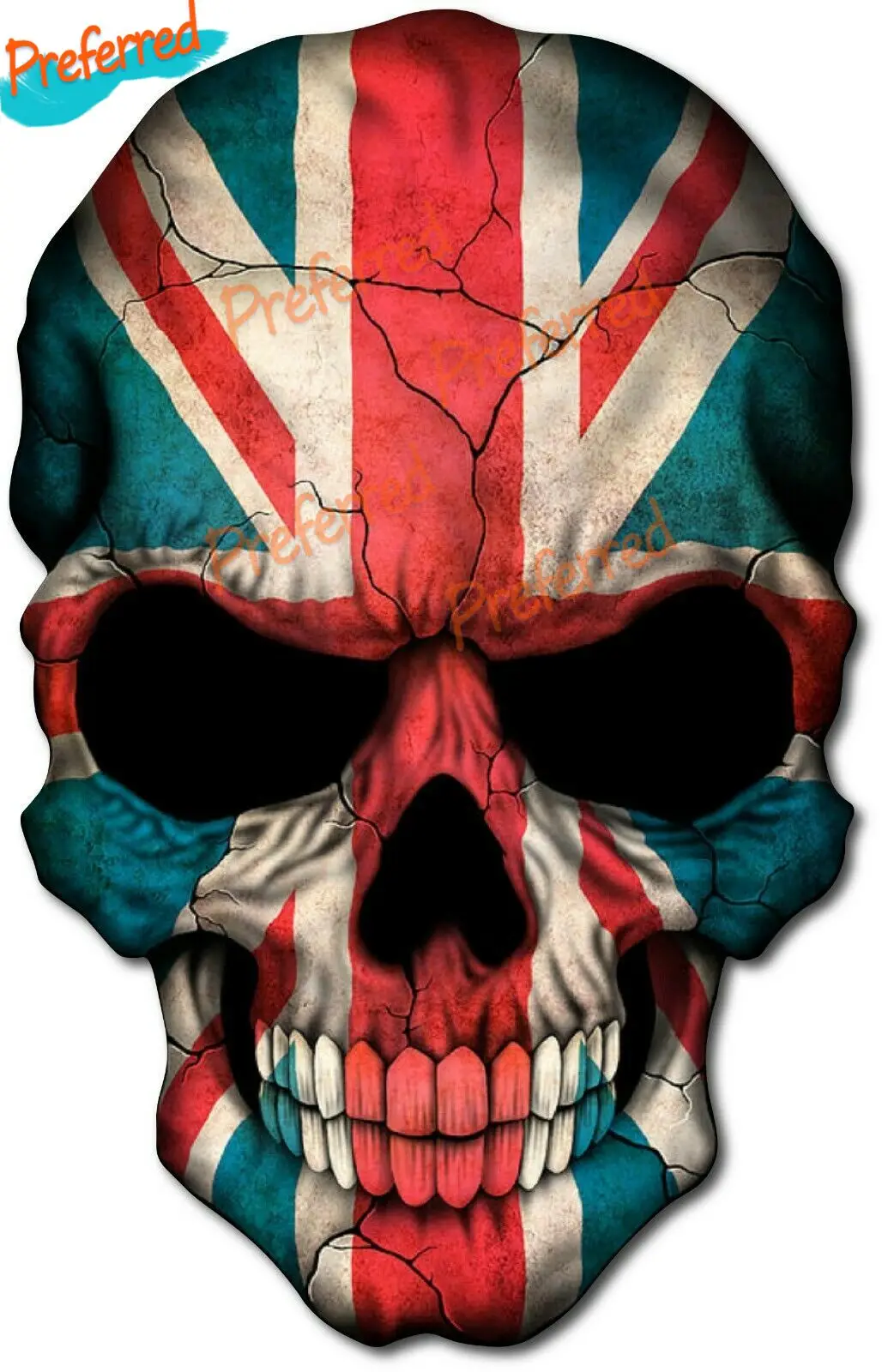 

Skull USA Texas Mexican Flag Boutique Decals for Your Home, Car, Coolers, and Laptops Car Sticker