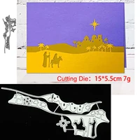 desert jesus metal cutting dies stencil scrapbooking photo album card paper embossing craft diy