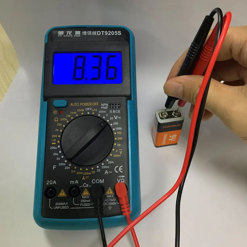 Литий-ионный аккумулятор PURFIELD 6F22 1000 мАч 9 В micro USB | Электроника