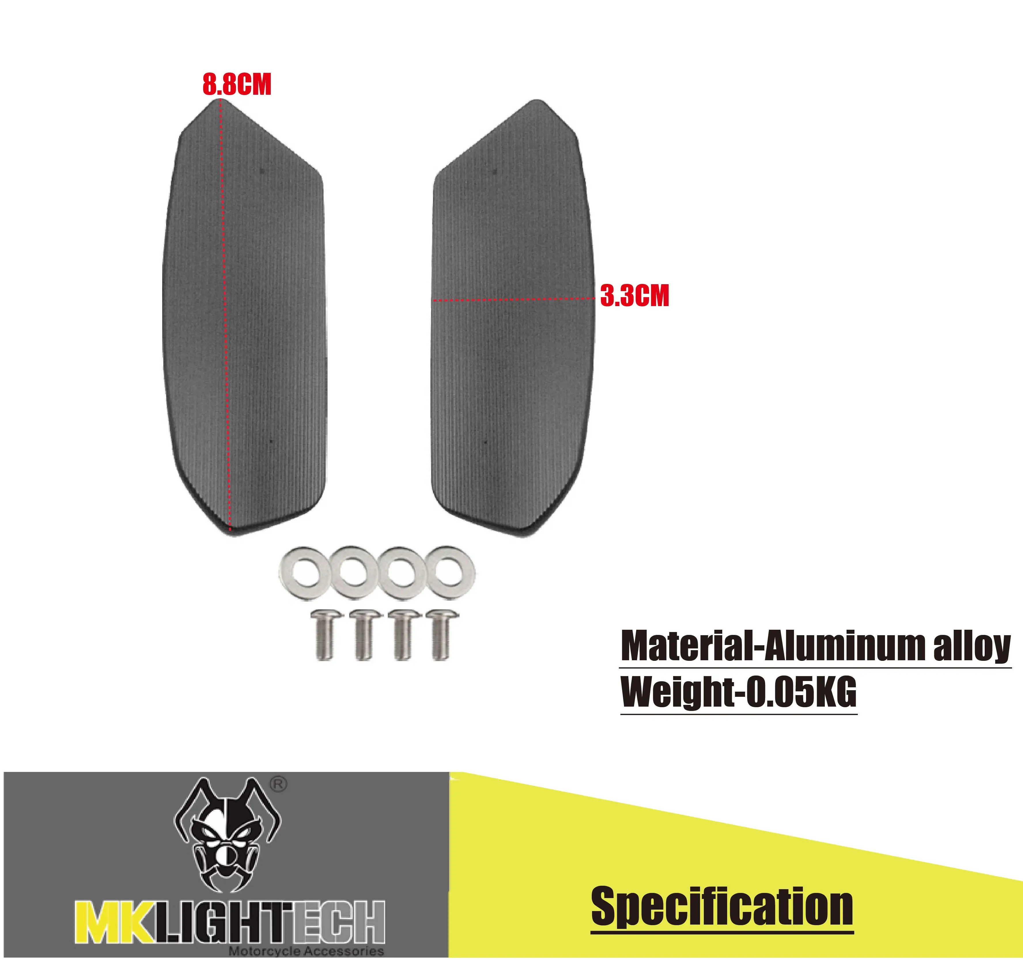 

MKL IGHTECH - rearview mirror chassis decorative mirror code for suzuki GSX-R 1000 GSXR1000 2017 base mirror decorative block