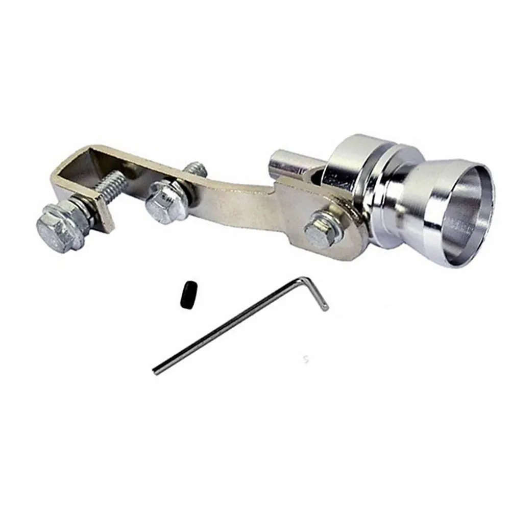 Universal Car Turbo Sound Muffler Exhaust Pipe Blow Vale BOV Simulator Whistle carros Exterior Automobile Systems | Автомобили и