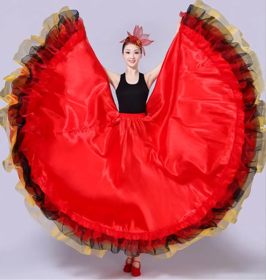 

Women Belly Dance Costumes Lady Dance Bellydance Skirt Adult Girl Performance Wear Big Swing Dress Sexy Dance Clothes