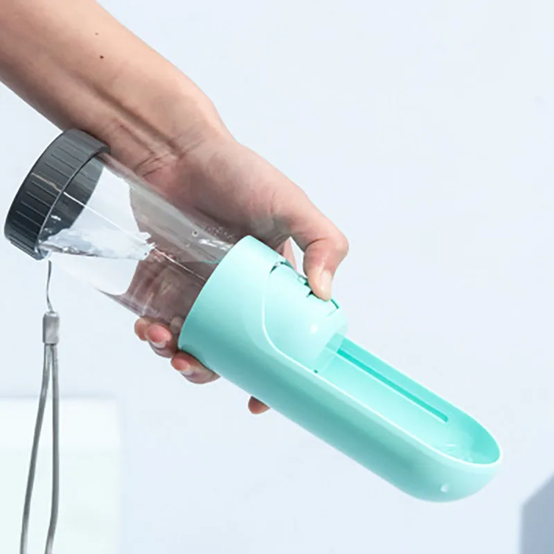 

Geekinstyle 300ML Portable Pet Cups Drinking Bottle Dog Cat Health Feeding Water Feeders Pet Travel Cups ABS Drinking Products