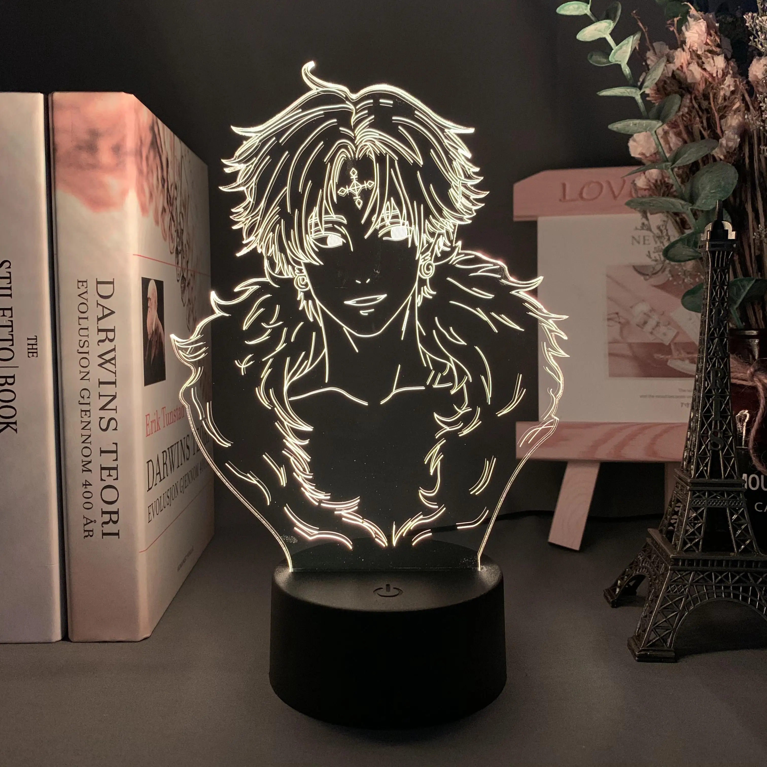 Hunter X Led Night Light Anime Lamp for Bedroom Decor Nightlight Kids Children Birthday Gift | Лампы и освещение