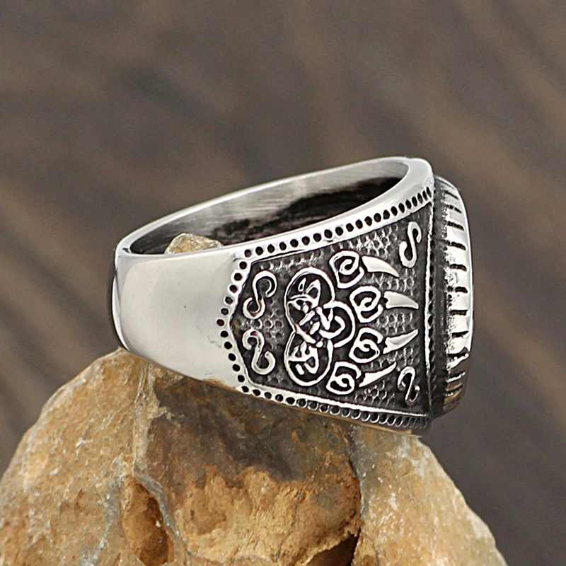 Скандинавский Викинг кольцо в стиле ретро для мужчин и женщин амулет с кельтским