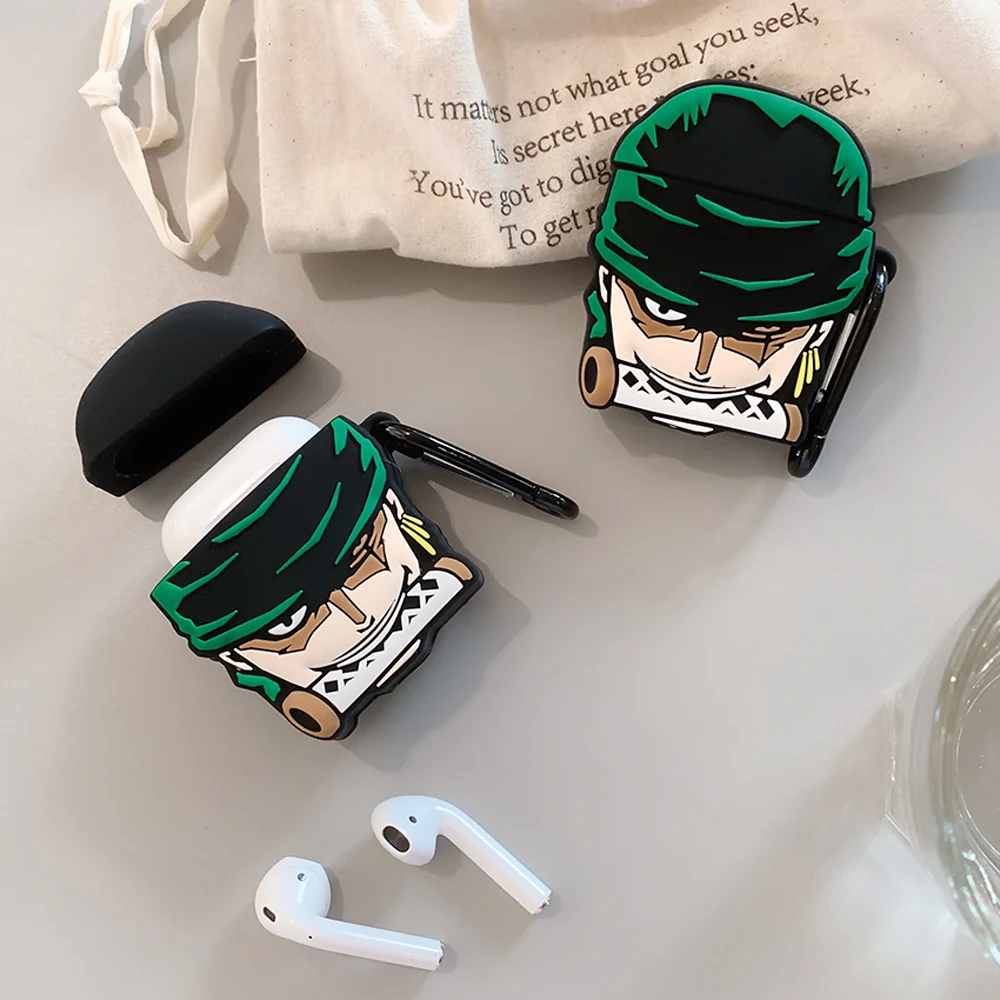 3D милый силиконовый дизайн для Зоро защитный чехол Airpods 1/2 Bluetooth наушников