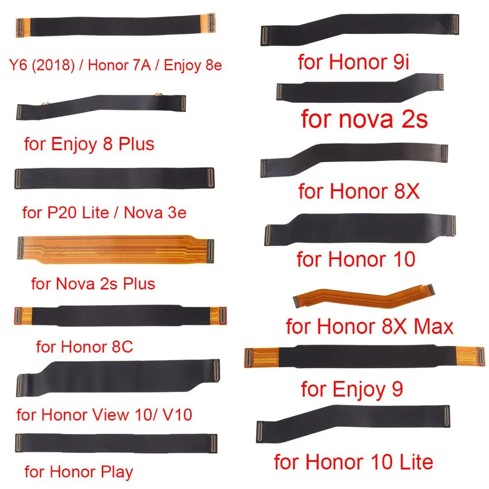 

Motherboard Connector LCD Flex Cable For Huawei Y6 (2018) Honor 7A/Enjoy 8e/8 Plus/P20 Lite/Nova 3e/8C/View 10/Play/9i Main