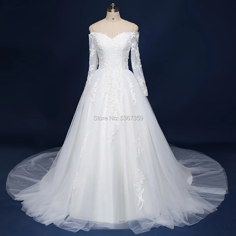 

Винтажное кружевное свадебное платье с аппликацией, белое, цвета слоновой кости, красивое ТРАПЕЦИЕВИДНОЕ свадебное платье, свадебное плать...