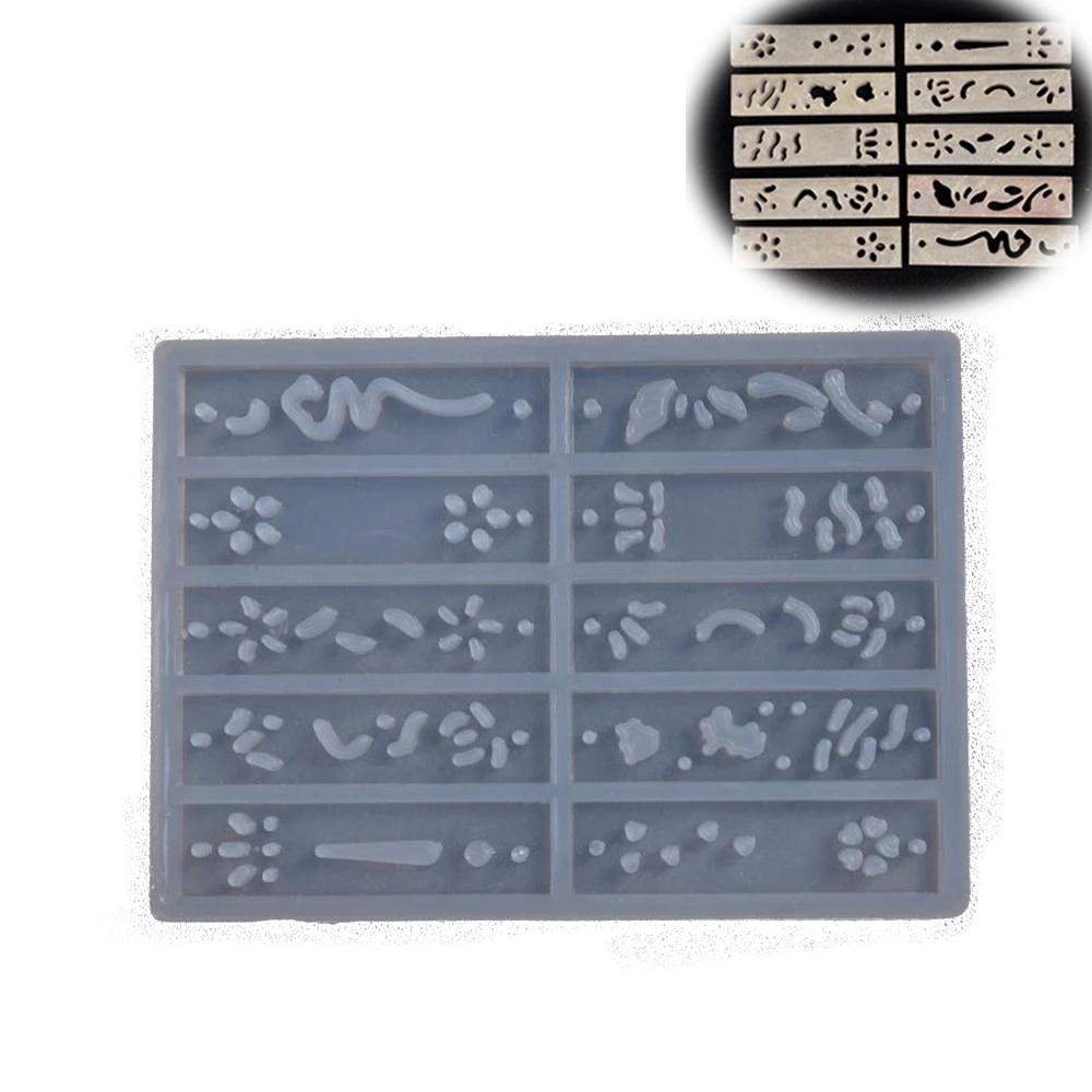 

1pcs Silicone Mold Jewelry Mould Hollow Earrings Pendant DIY Handmade Earring Tools Charms Epoxy Resin Molds