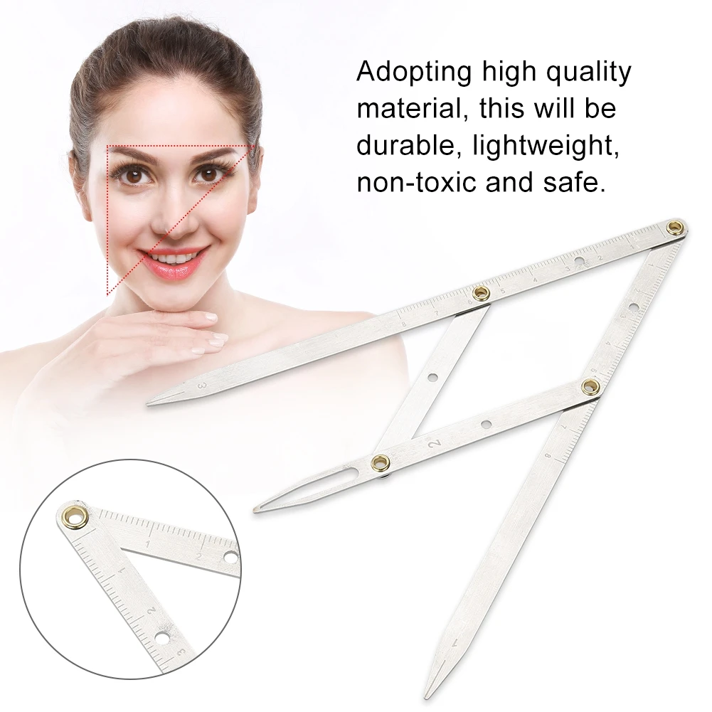 Eyebrow Ruler Caliper Ratio Measure Rulers Permanent Makeup Stencil Measuring Tool Accessories | Канцтовары для офиса и дома