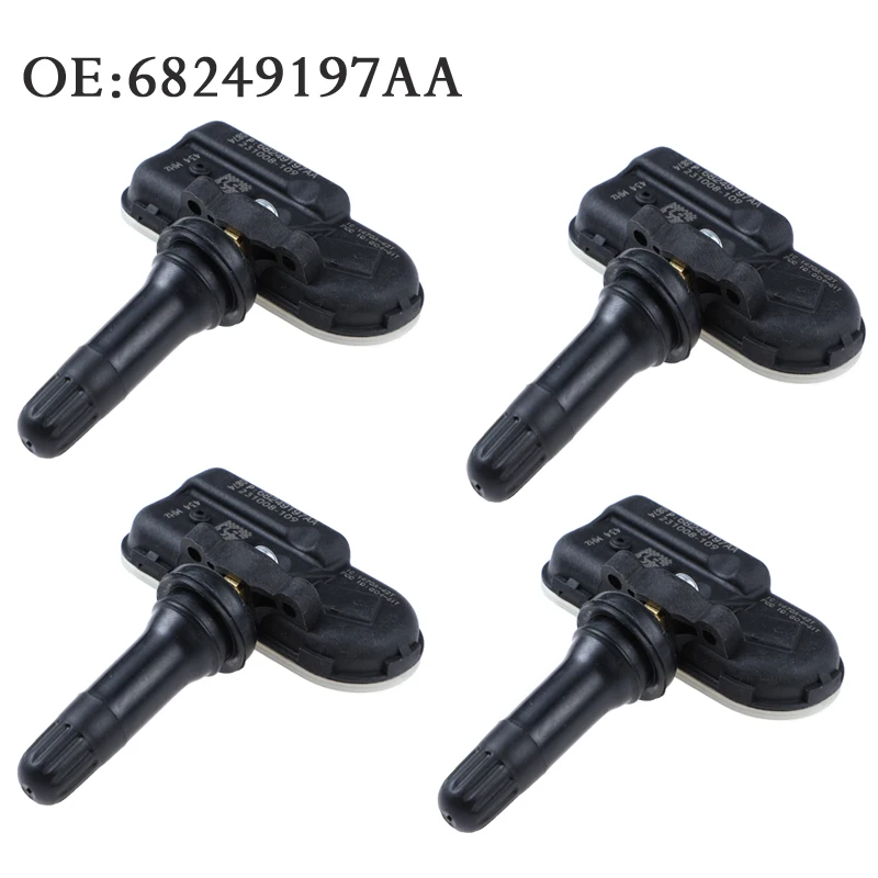 YAOPEI 4 шт. Новинка 68249197AA TPMS датчики давления в шинах подходит для 2014 17 Dodge Ram 1500 2500