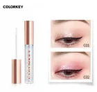 Брендовые блестящие жидкие тени для век 3 цветов пигментные Сияющие тени для век Крем без смазывания нюдовый макияж осветляющая косметика