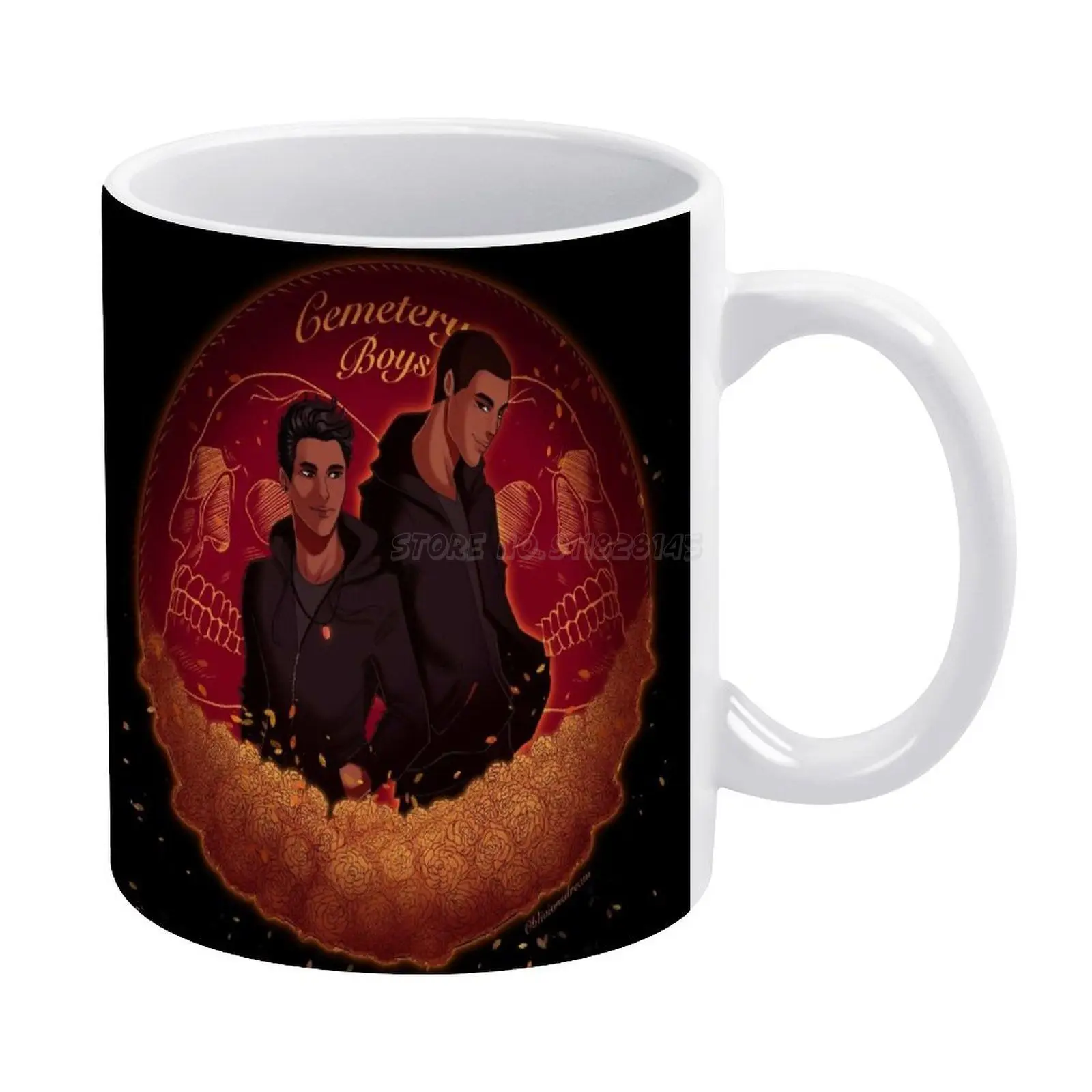 Белая кружка для мальчиков кладбища креативный подарок друзей и семьи 11 унций