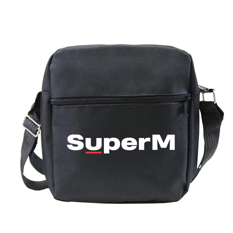 Подростковые SuperM 2019 небольшие парусиновые сумки для мальчиков и девочек Женская