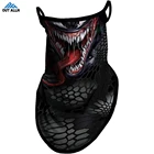 Шейная Бандана с Веном, снуд с петлей для ушей, армейский треугольный шарф, Каратель, Балаклава, Спортивная моющаяся маска для лица Braga Cuello для велоспорта