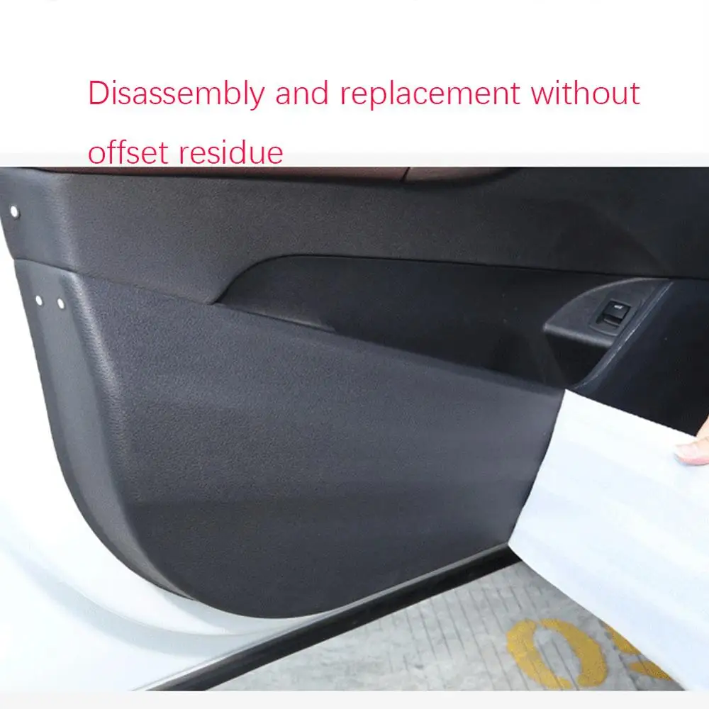 Противоударная накладка на дверь автомобиля кожаная ПВХ защитная пленка