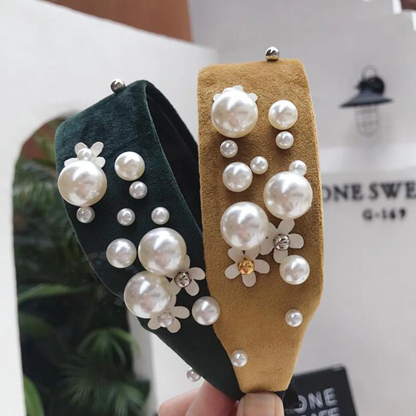 Высокое качество широкая боковая повязка на голову женский головной убор с