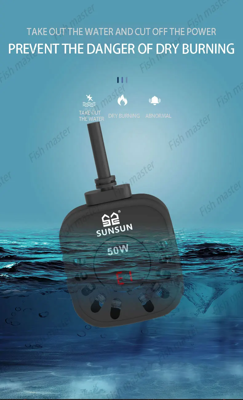 Digital Aquarium Heater Aquarium Electricheating Rods Digital Temperature Controller In Stick Fish Tank Turtle Tank 220-240V